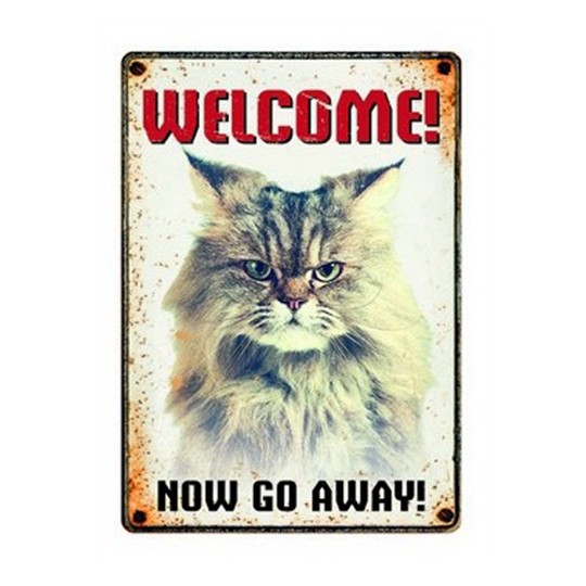 Plenty Gifts Waakbord Blik Grumpy Cat