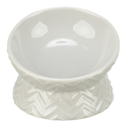 Trixie Verhoogde Voerbak / Waterbak Keramiek Licht Taupe