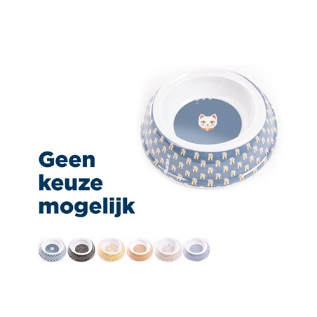 Martin Voerbak / Drinkbak Kat Melamine Japan Assorti