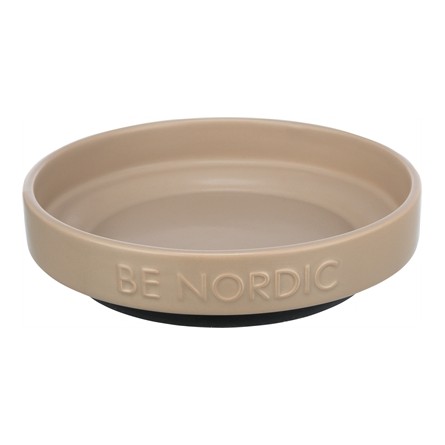 Trixie Be Nordic Voerbak Kat Keramiek / Rubber Taupe
