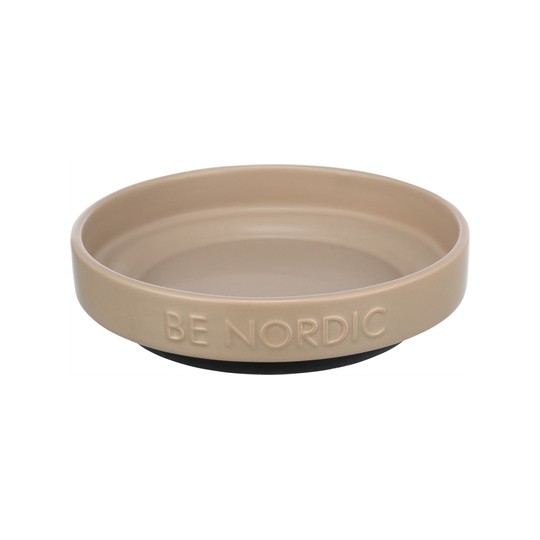 Trixie Be Nordic Voerbak Kat Keramiek / Rubber Taupe