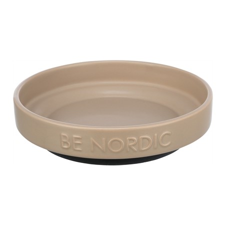 Trixie Be Nordic Voerbak Kat Keramiek / Rubber Taupe