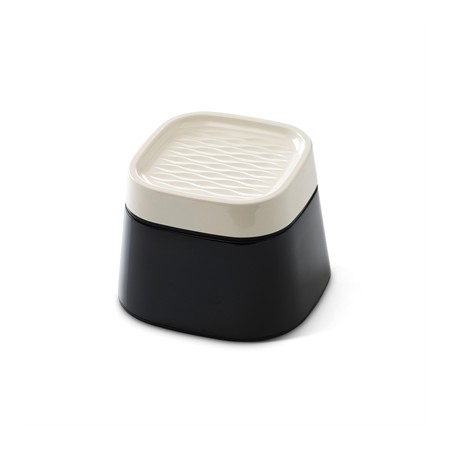 Savic Ergo Cube Voerbak Creme / Zwart