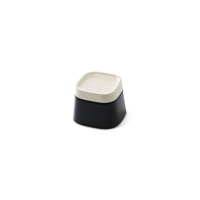 Savic Ergo Cube Voerbak Creme / Zwart
