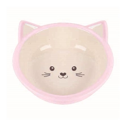 Happy Pet Voerbak Kitten Roze / Creme