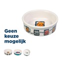 Trixie Voerbak Kat Keramiek Met Print Assorti