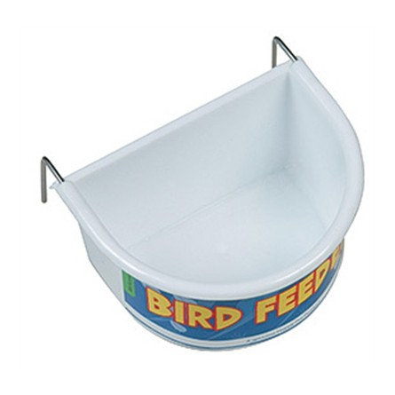 Happy Pet Voerbak Half Rond Wit