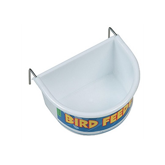 Happy Pet Voerbak Half Rond Wit