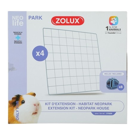 Zolux Neolife Neopark Cavia Uitbereidingsset Gaaspanelen