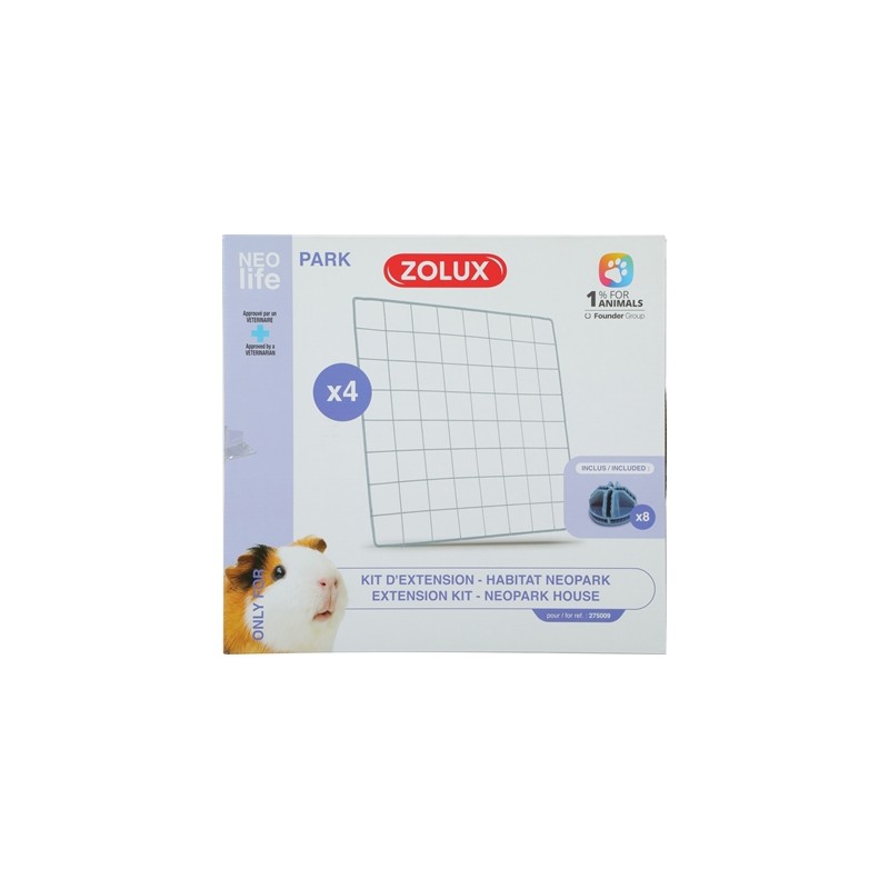 Zolux Neolife Neopark Cavia Uitbereidingsset Gaaspanelen