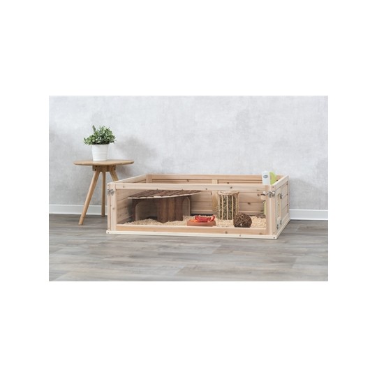 Trixie Indoor Ren Cavia Hout / Plexiglas