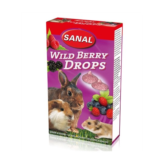 Sanal Knaagdier 3-Pack Drops Yogurt / Salad / Wild Berry