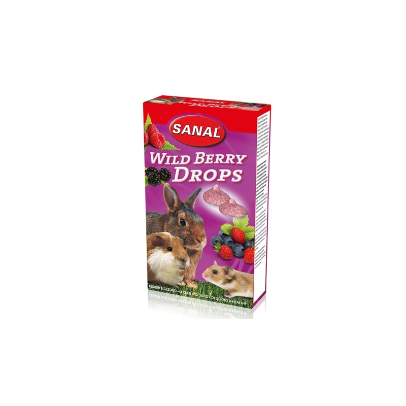 Sanal Knaagdier 3-Pack Drops Yogurt / Salad / Wild Berry