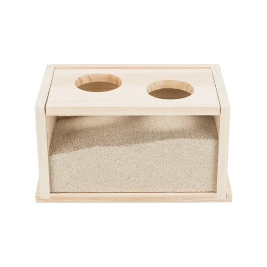 Trixie Zandbad Hamster / Gerbil Onbehandeld Hout