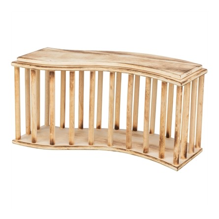 Trixie Hooiruif Met Deksel Hout Gevlamd