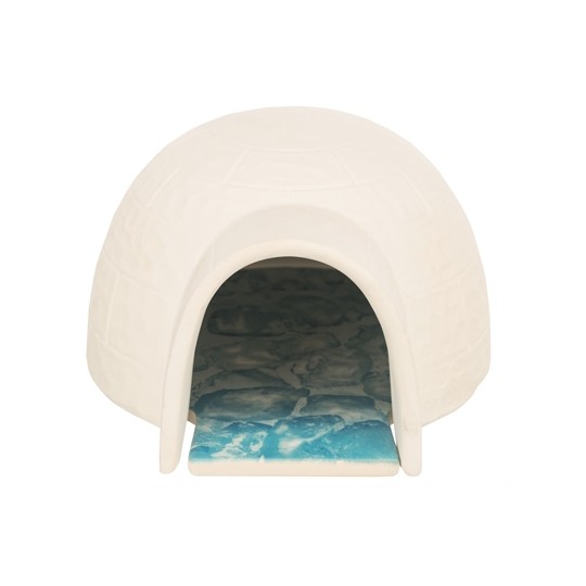 Trixie Hamster Iglo Met Koelplaat Keramiek Wit