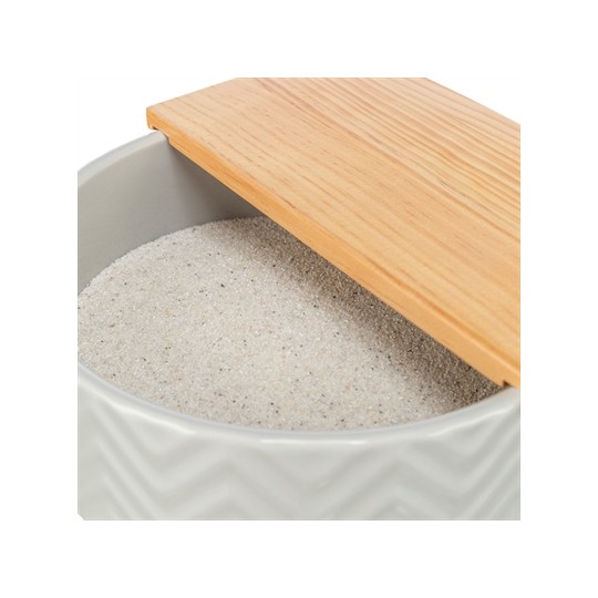 Trixie Zandbad Met Platform Degoes / Hamsters Keramiek / Hout