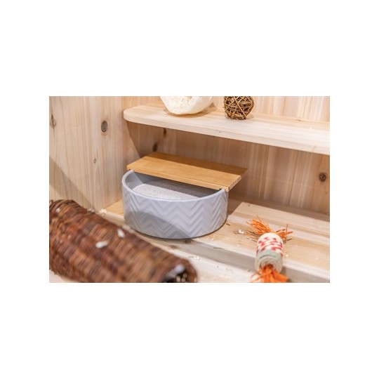 Trixie Zandbad Met Platform Muizen / Hamsters Keramiek / Hout