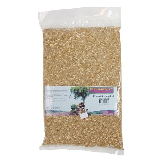 Dierendrogist Fenegriek / Knoflook