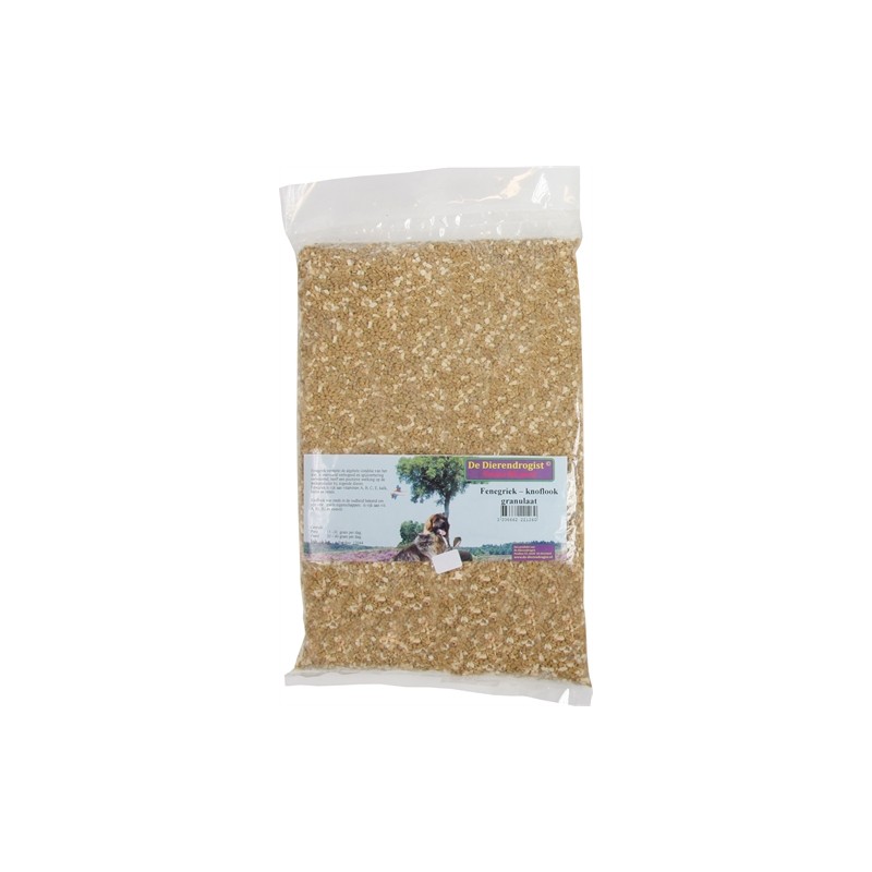 Dierendrogist Fenegriek / Knoflook