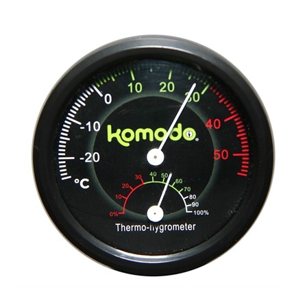 Komodo Thermometer / Hygrometer Analoog