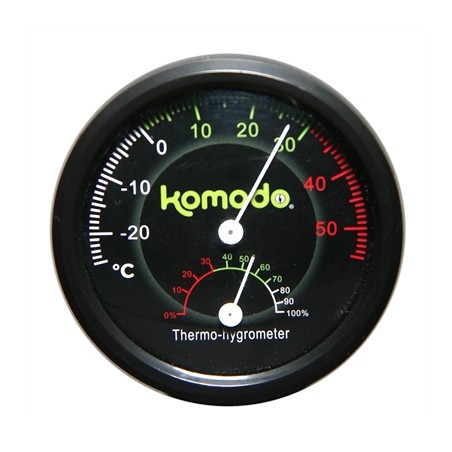 Komodo Thermometer / Hygrometer Analoog