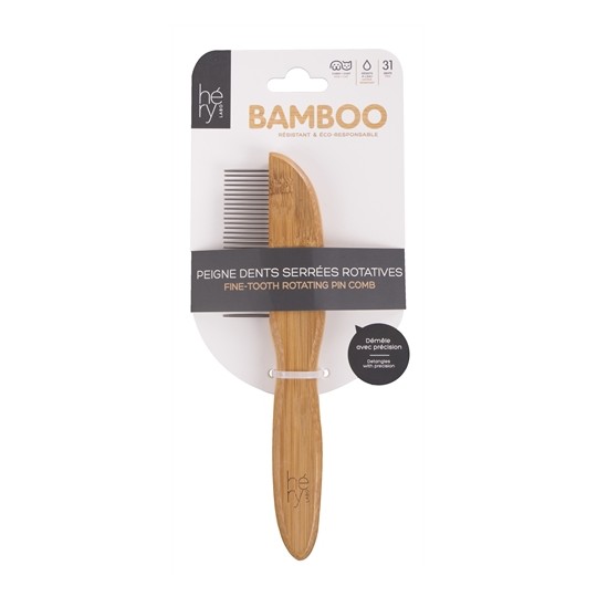 Hery Labo Kam Fijn Met Roterende Tanden Bamboe