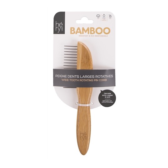 Hery Labo Kam Grof Met Roterende Tanden Bamboe