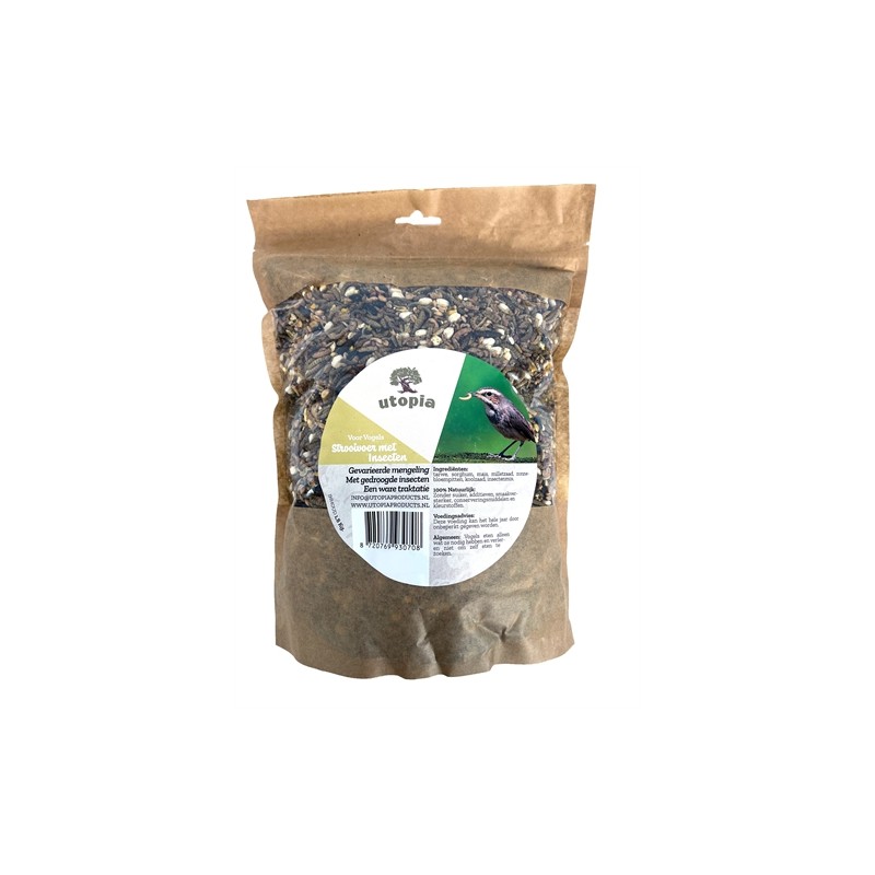 Utopia Strooivoer Met Insecten