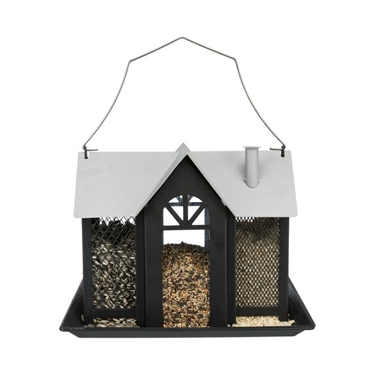Trixie Voederhuis Villa Metaal Zwart