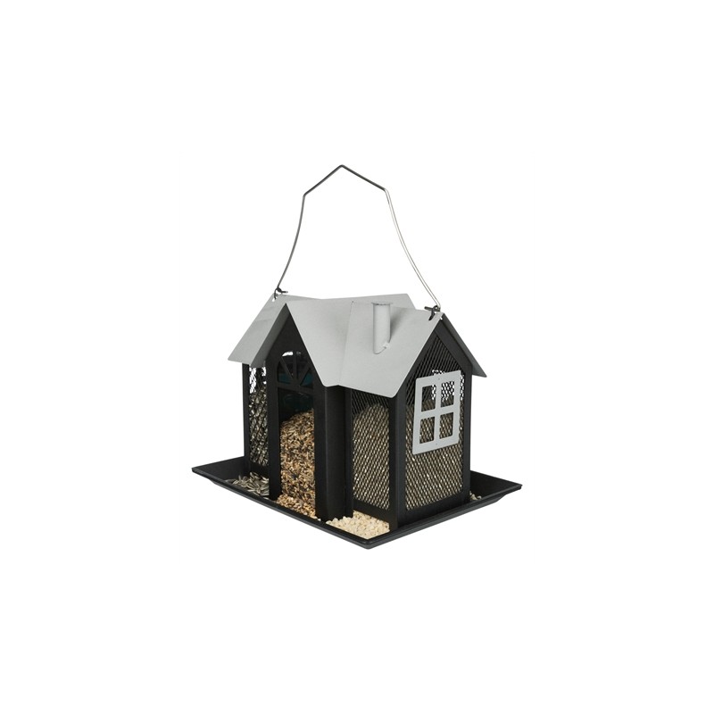 Trixie Voederhuis Villa Metaal Zwart