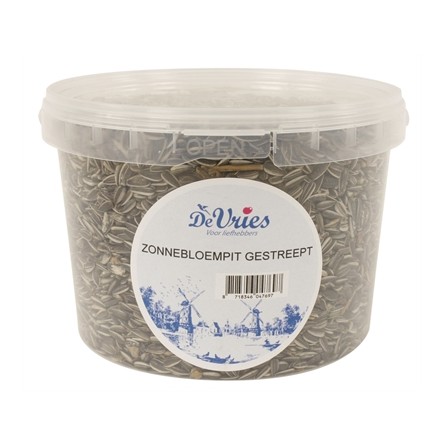 De Vries Zonnebloempit Gestreept