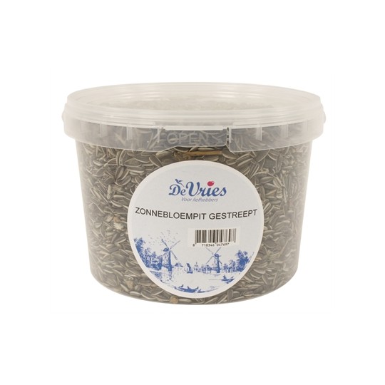 De Vries Zonnebloempit Gestreept