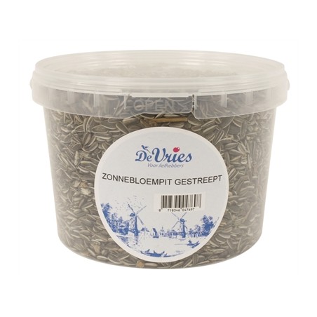 De Vries Zonnebloempit Gestreept