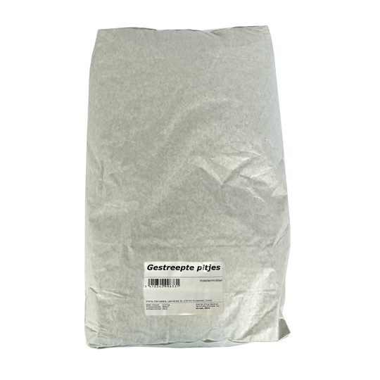 Merkloos Zonnebloempitten Gestreept