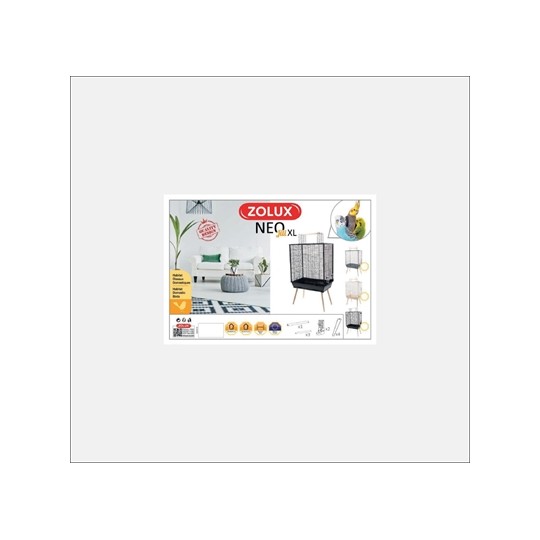 Zolux Vogelkooi Neo Jili Xl Zwart