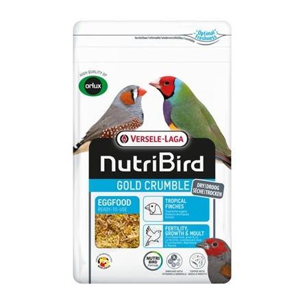 Nutribird Gold Crumble Droog Eivoer Tropische Vogels