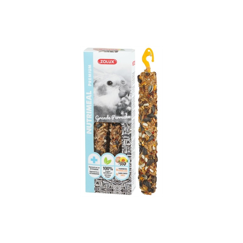 Zolux Nutrimeal Stick Grote Parkiet / Papegaai Zonnebloempitten