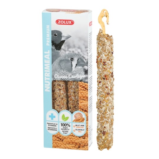 Zolux Nutrimeal Stick Tropische Vogel Gele Gierst