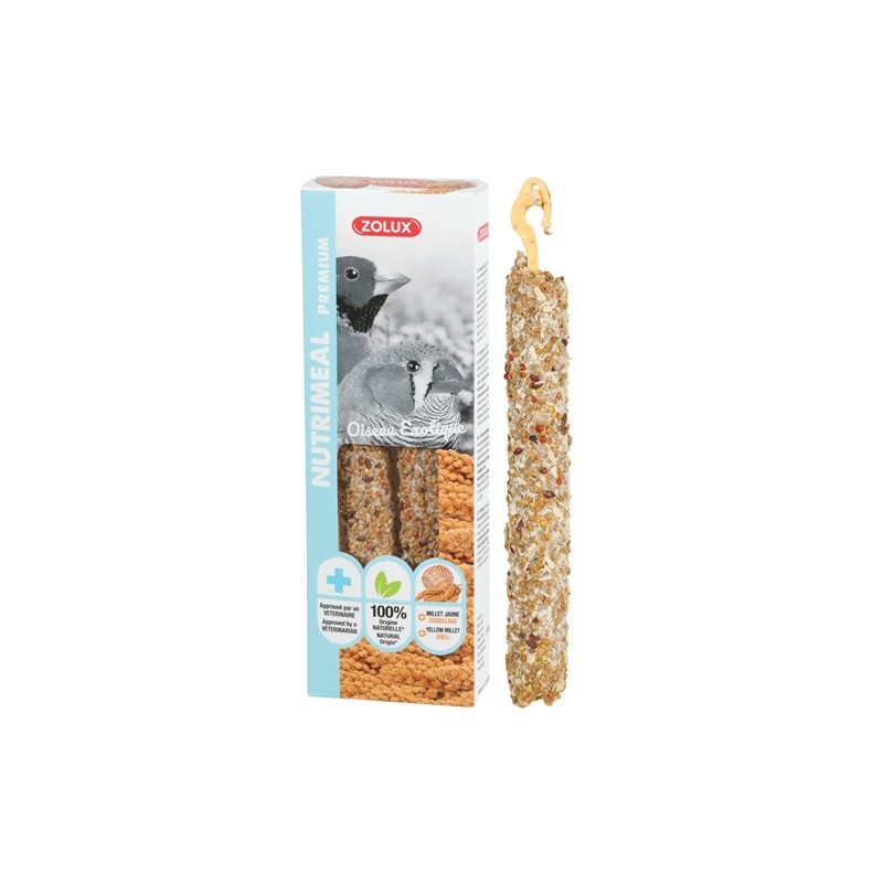 Zolux Nutrimeal Stick Tropische Vogel Gele Gierst