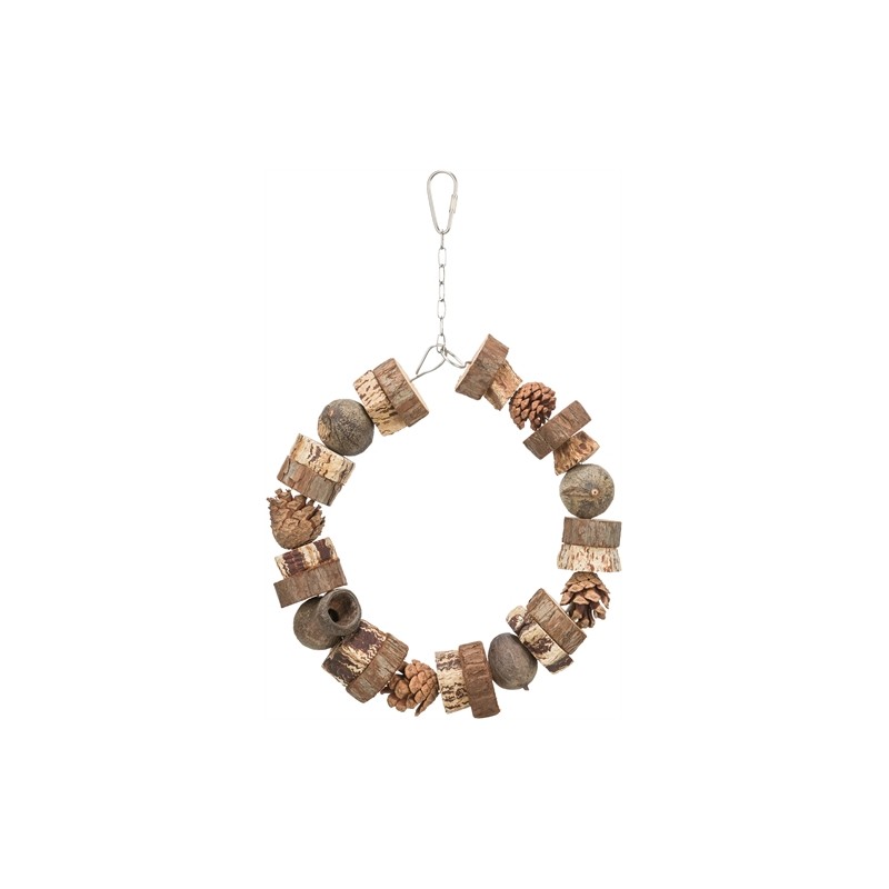 Trixie Ringschommel Hout / Dennenappels Naturel
