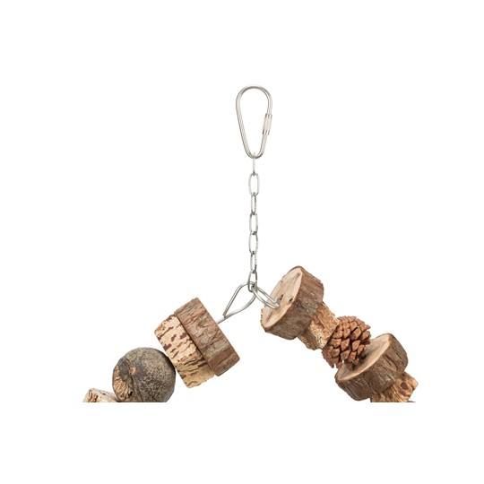 Trixie Ringschommel Hout / Dennenappels Naturel