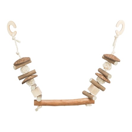 Trixie Knabbelschommel Kokosnoot/Hout/Rotan