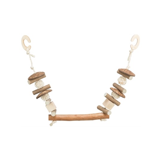 Trixie Knabbelschommel Kokosnoot/Hout/Rotan