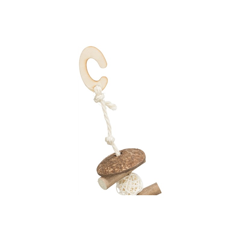 Trixie Knabbelschommel Kokosnoot/Hout/Rotan