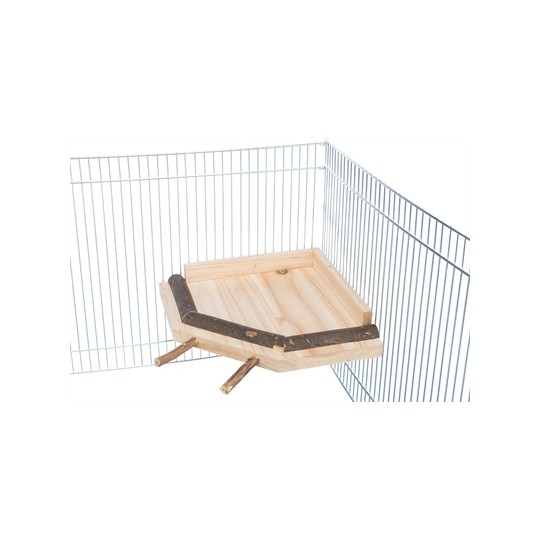 Trixie Landingsplaats Met Zitstokken Hout Naturel