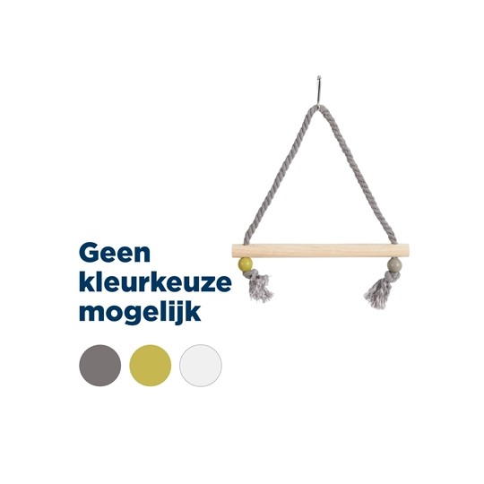 Zolux Schommel Hout Met Touw Assorti