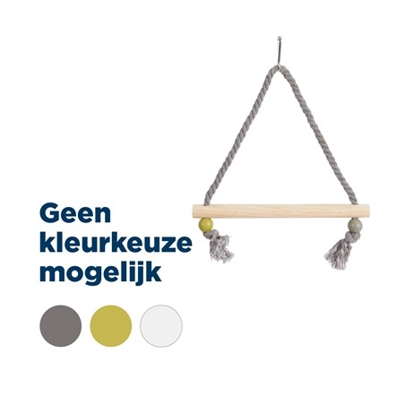 Zolux Schommel Hout Met Touw Assorti