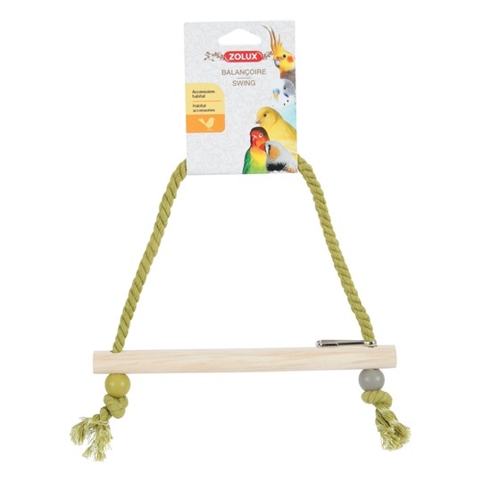 Zolux Schommel Hout Met Touw Assorti