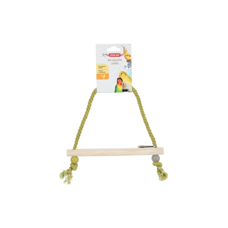 Zolux Schommel Hout Met Touw Assorti